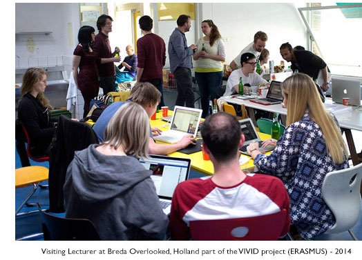 Breda Overlooked 2013 Breada Overlooked, Brent Meheux lecturing as part of a VIVID project (ERASMUS) in 2014